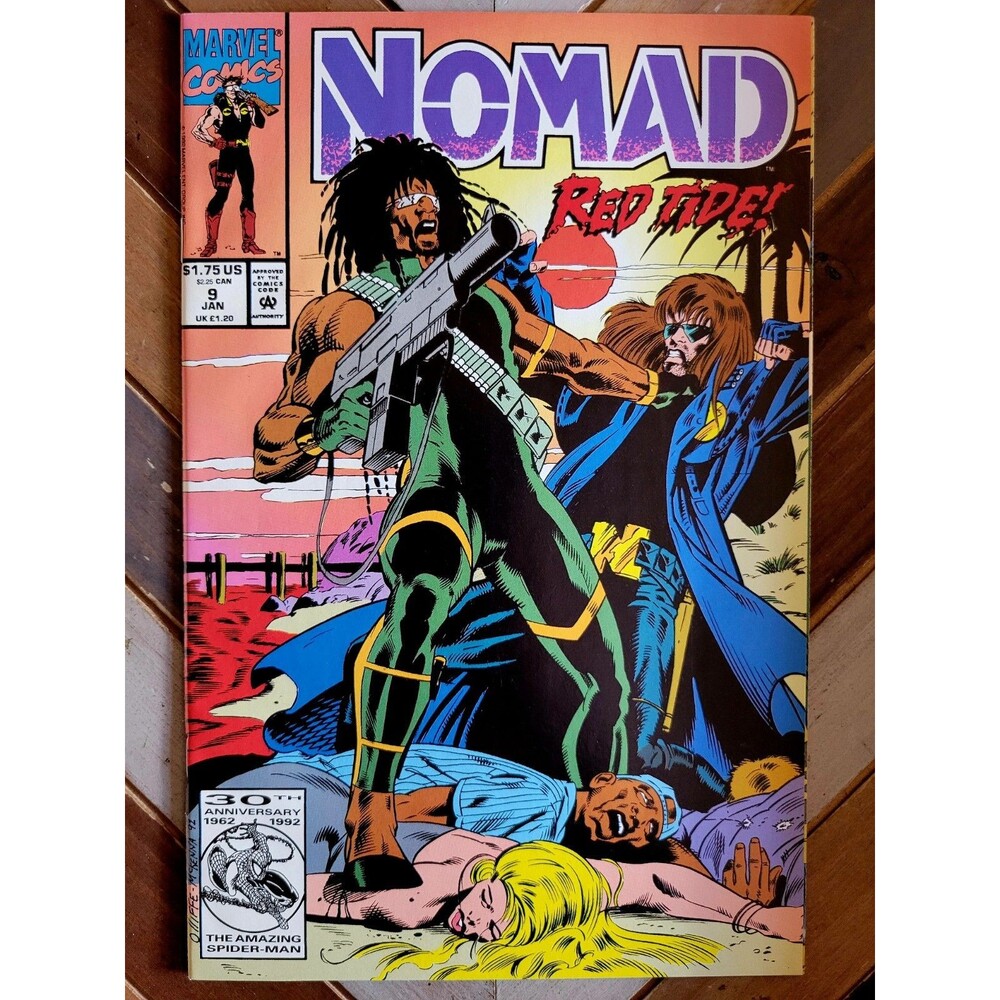 Nomad #9 FN/VF (Marvel 1992) Red Tide "Flow" Fabian Nicieza Story & Olliffe Art